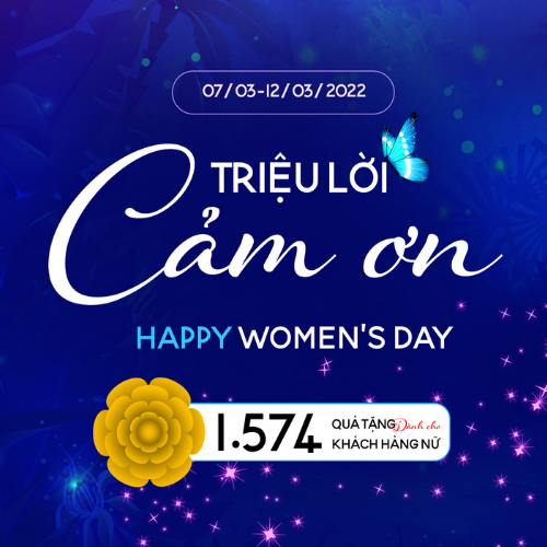 TRIỆU LỜI CẢM ƠN NGÀY 08/03