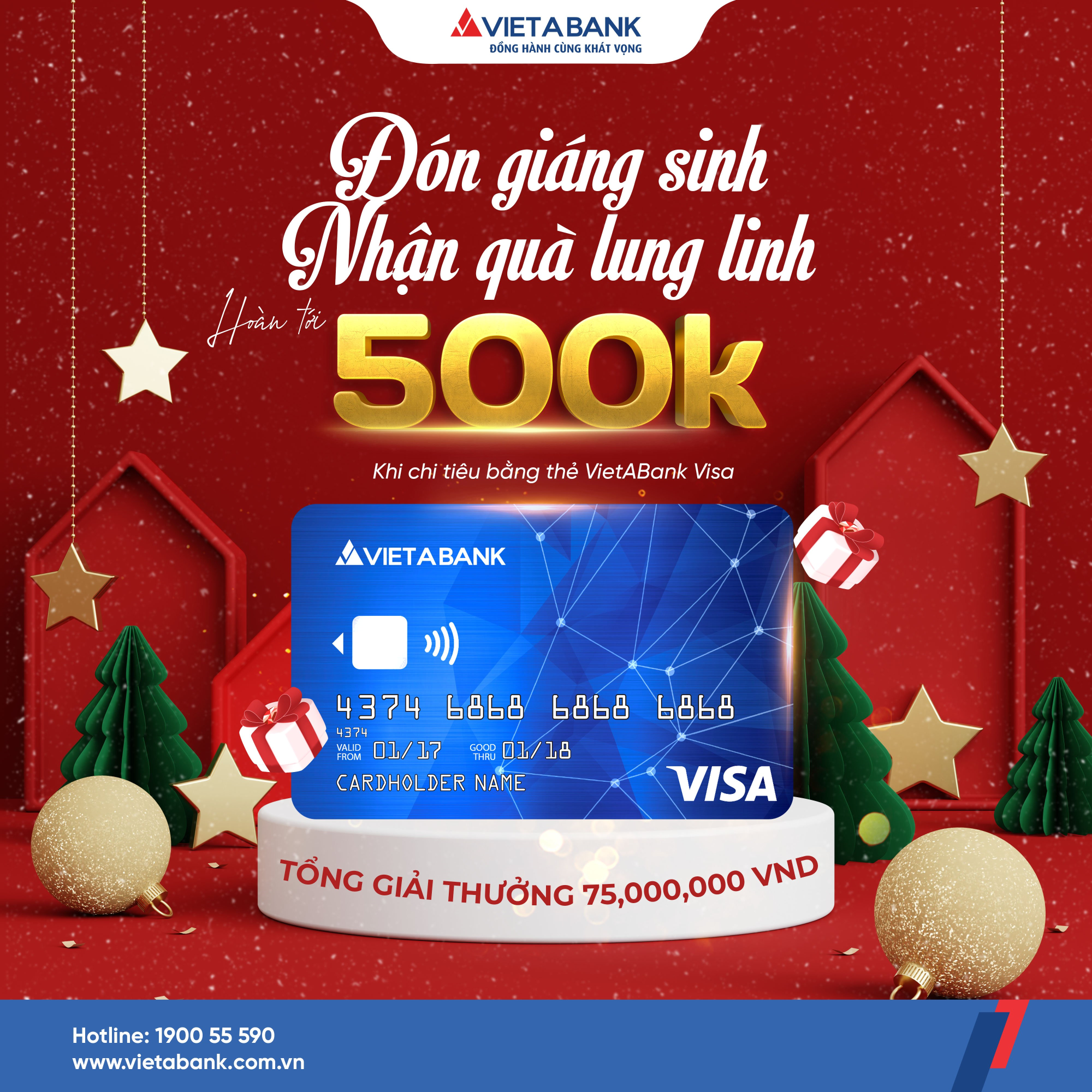 🎀 ĐÓN GIÁNG SINH - NHẬN QUÀ LUNG LINH 🎀 ~ Hoàn tiền giao dịch lên tới 500K
