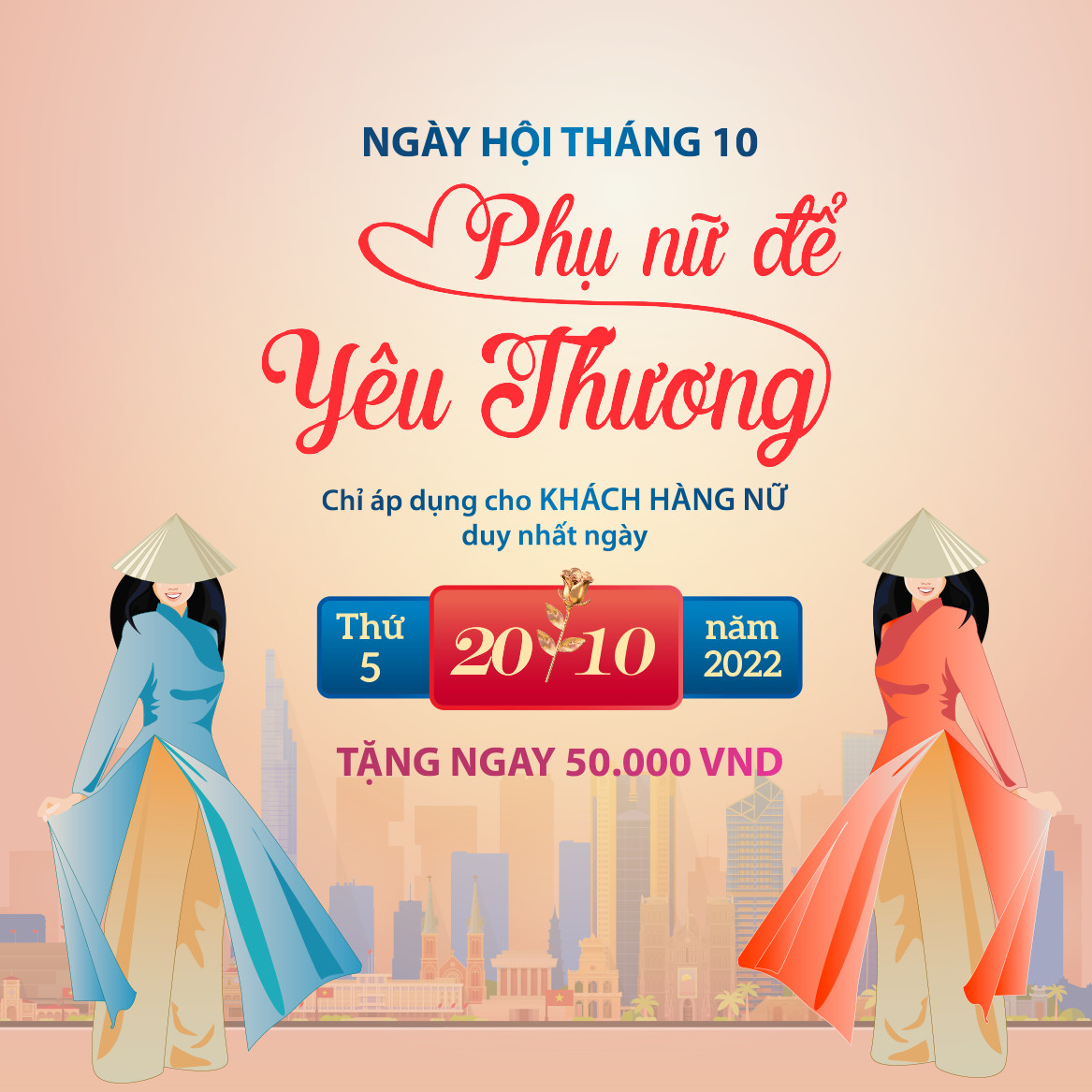Khuyến mãi nhân ngày Phụ nữ Việt Nam 20/10