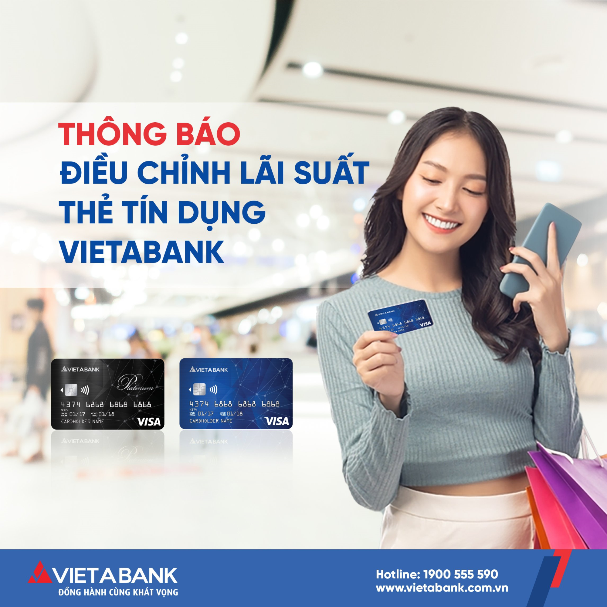 THÔNG BÁO ĐIỀU CHỈNH LÃI SUẤT THẺ TÍN DỤNG
