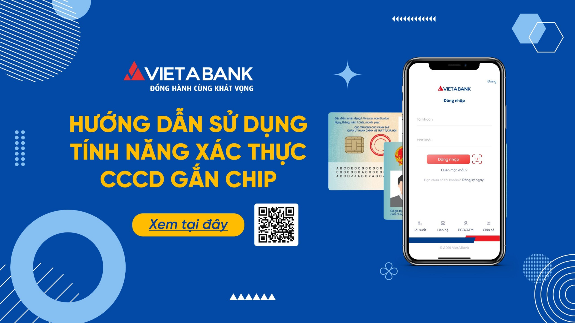 AN TOÀN MỞ TÀI KHOẢN ONLINE (eKYC) BẰNG XÁC THỰC CCCD CHIP