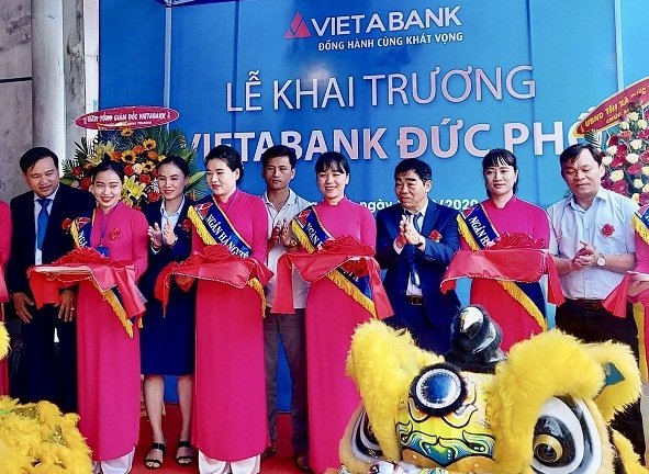VIETABANK KHAI TRƯƠNG TRỤ SỞ MỚI PGD ĐỨC PHỔ