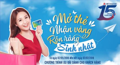 MỞ THẺ NHẬN VÀNG - RỘN RÀNG SINH NHẬT