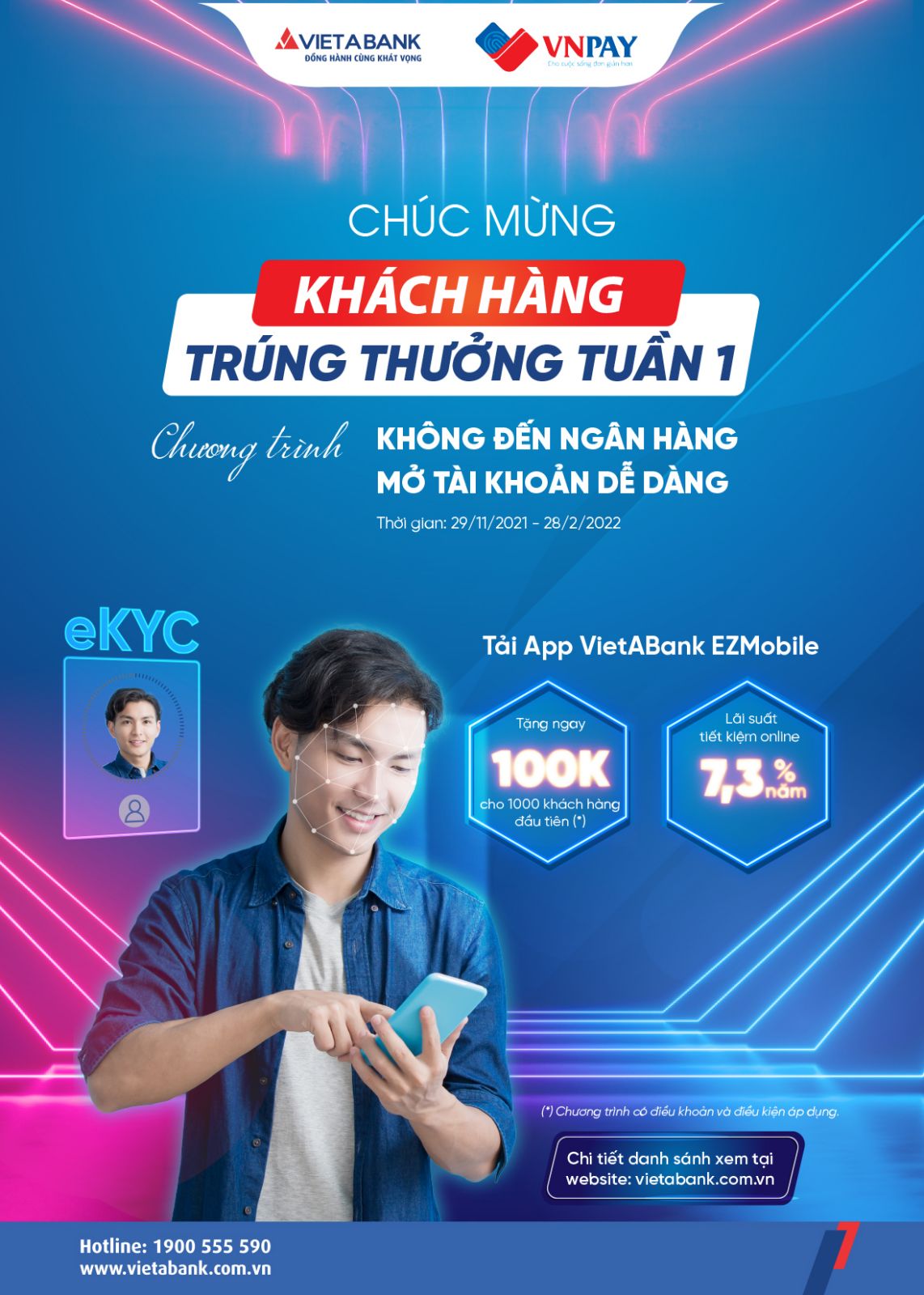 KẾT QUẢ ĐỢT 1 CHƯƠNG TRÌNH “KHÔNG ĐẾN NGÂN HÀNG – MỞ TÀI KHOẢN DỄ DÀNG” (29/11/2021 – 05/12/2021)