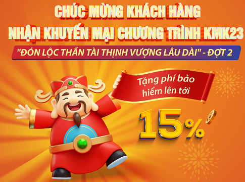 Danh sách khách hàng nhận khuyến mại CT Đón lộc thần Tài - Thịnh vượng lâu dài (Đợt 2)
