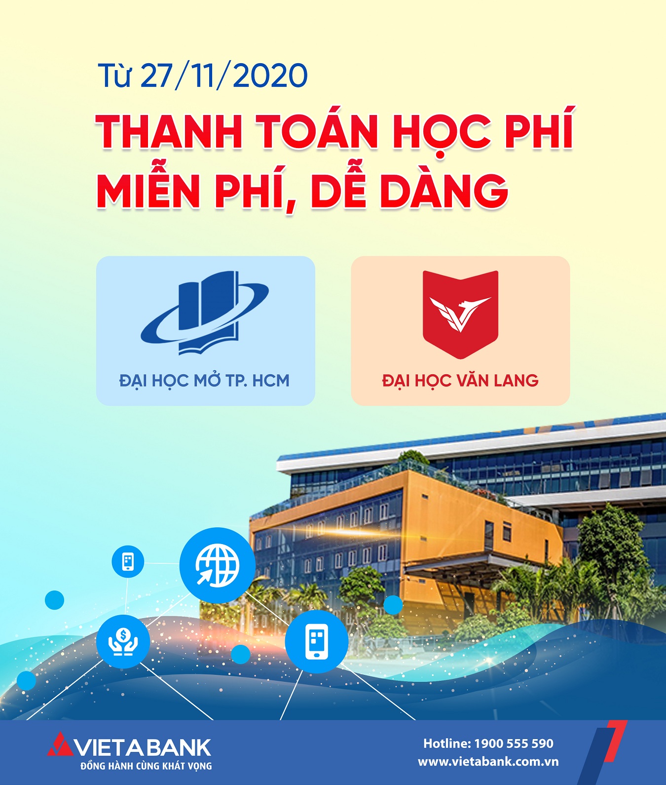 Dịch vụ thanh toán học phí