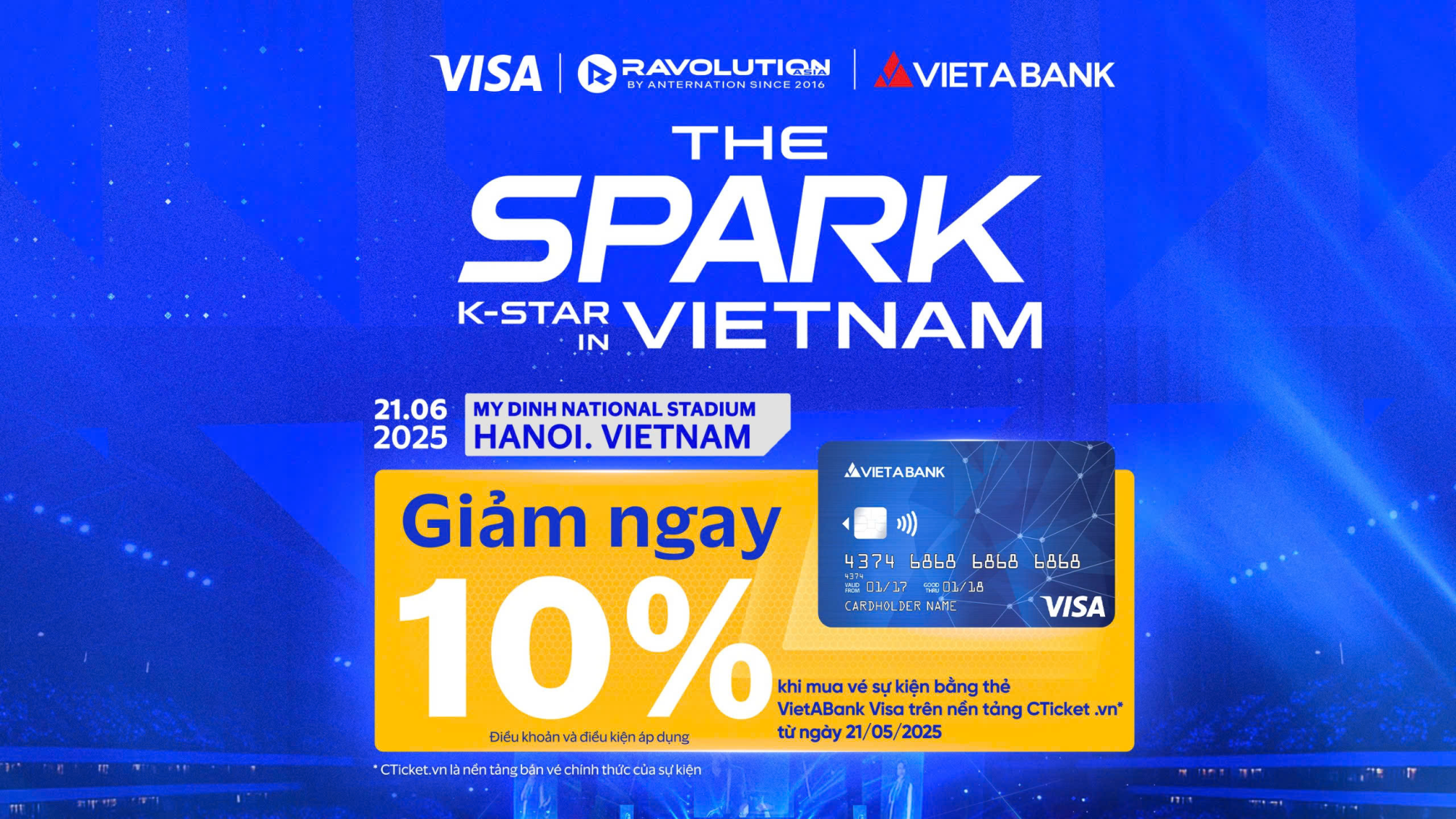 Ưu đãi độc quyền từ VietABank Visa cho đại nhạc hội K-Pop đỉnh cao 2025