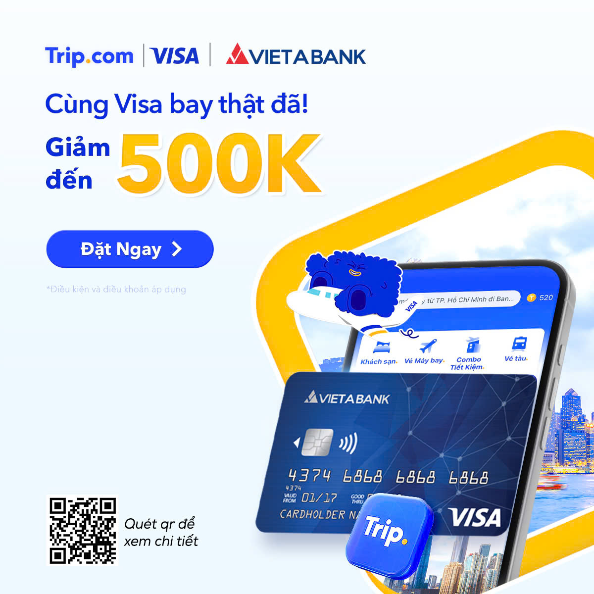 CÙNG VIETABANK BAY THẬT ĐÃ – ƯU ĐÃI GIẢM 500K