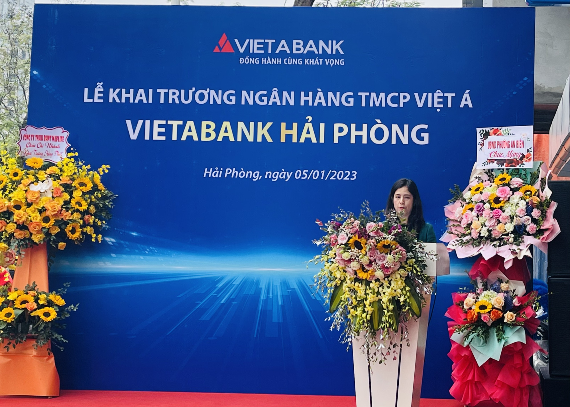 KHAI TRƯƠNG CHI NHÁNH VIETABANK HẢI PHÒNG